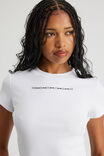 Fitted Graphic Tee, WHITE/NTN 192 - alternate image 4