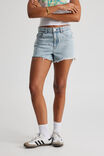 Street Cut Off Denim Short, 90s BLUE - alternate image 2