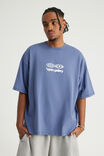 Open Gallery Box Fit Tshirt, OG BLUE FIN/TIME FOR NOW - example image 2