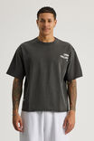 Open Gallery Box Fit Tshirt, OG WASHED BLACK/SHARP EDGES - alternate image 3
