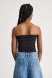 Authentics Longline Bandeau, BLACK - alternate image 3
