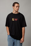 Half Half X Garfield T Shirt, LCN GAR BLACK/GARFIELD DELI - alternate image 2