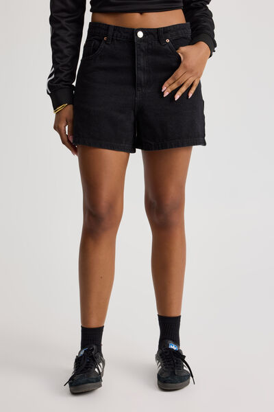 90 S Classic Denim Short, MIDNIGHT BLACK