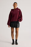 Pu Pleated Skirt, BLACK - alternate image 2