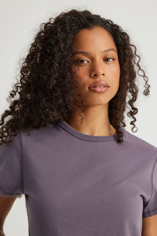 Authentics Short Sleeve Tee, WINTER PLUM