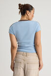 Fitted Graphic Tee, BLUE MIST/MUD NTN - alternate image 3