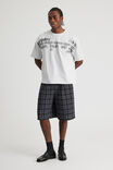Notion Pleated Woven Short, BLACK/NAVY CHECK - alternate image 2