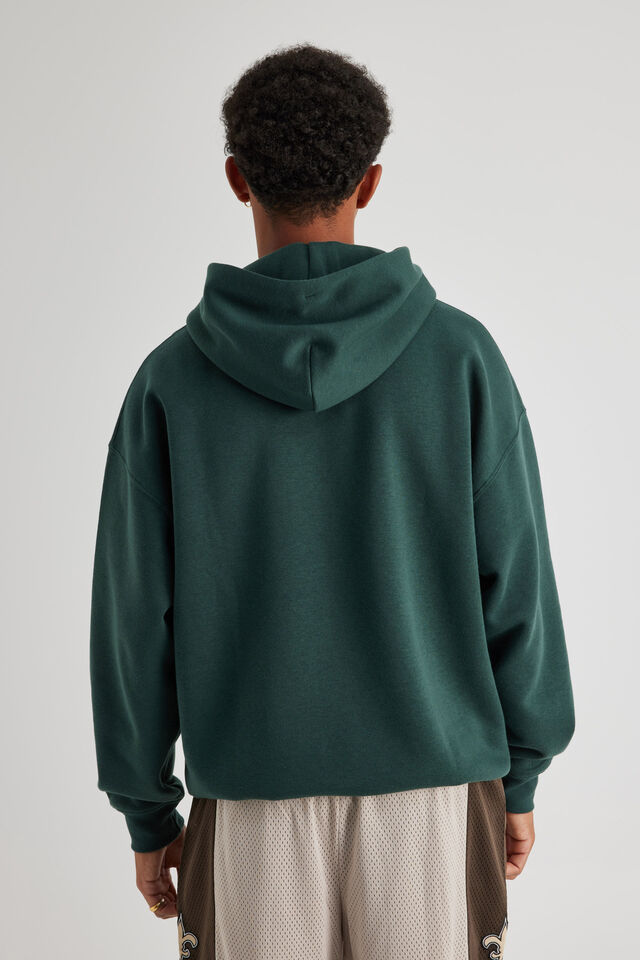 Half Half Hoodie, HH IVY GREEN/HALF HALF GRAFFITI
