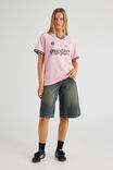V Neck Sports Jersey, PINKIE PIE/NEW YORK - alternate image 2