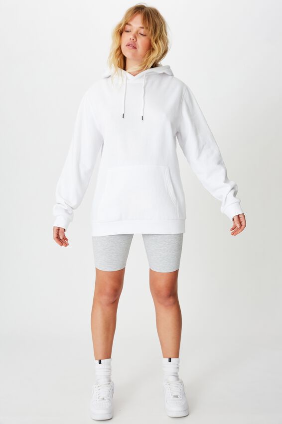 Basic Hoodie, WHITE