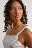 Quinn Tie Back Cami, MARSHMELLOW/BLACK POLKA DOT - alternate image 4