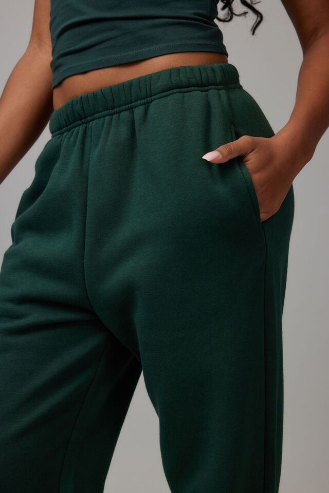 Super Slouchy Trackpant, PINE GREEN