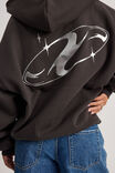 Harley Slouchy Hoodie, PHANTOM/Y2K SWIRL - alternate image 5