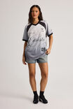 V Neck Sports Jersey, WHITE/EUROSTAR - alternate image 2