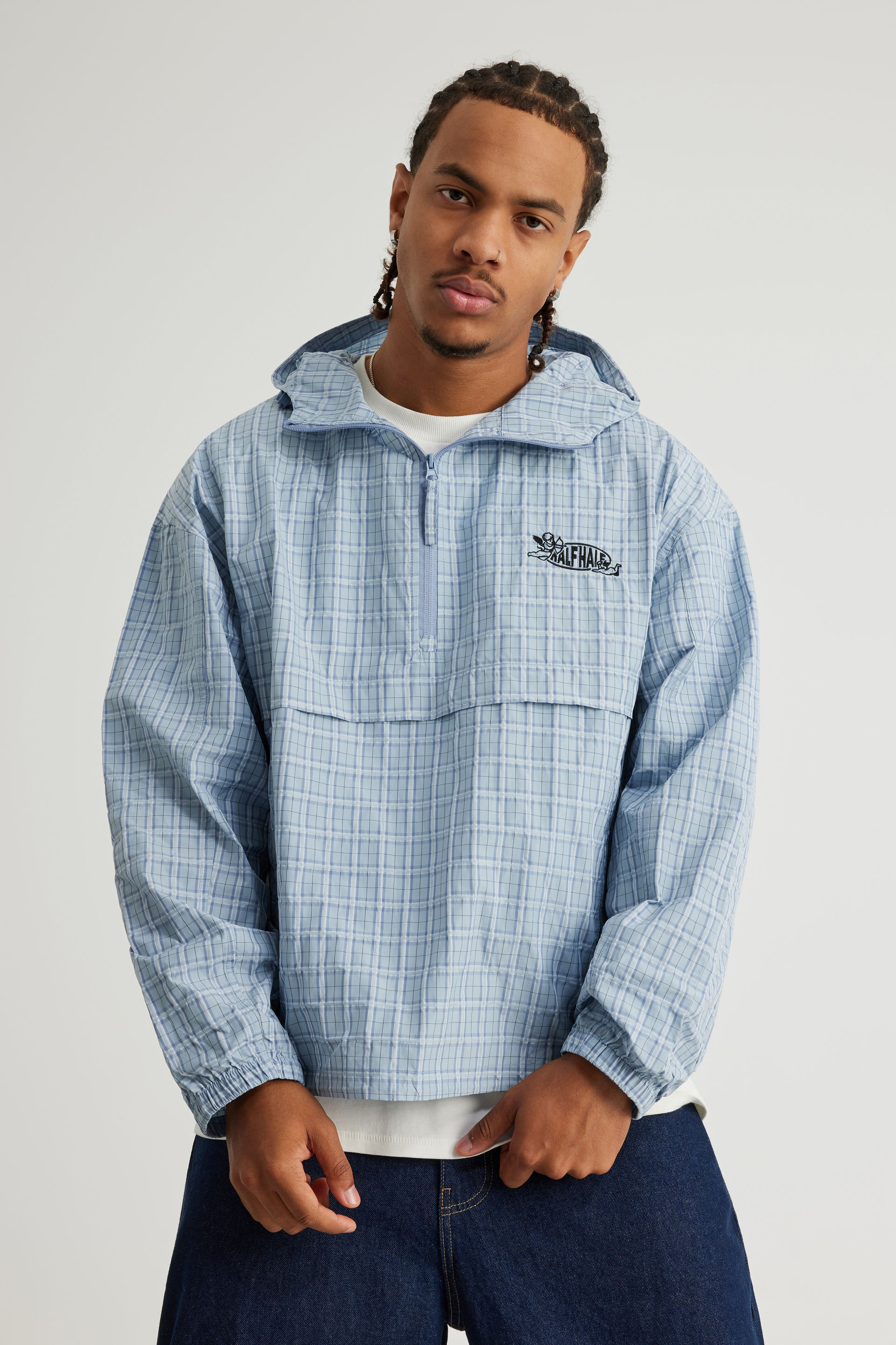 Men's Multi Half Half Anorak | Factorie Australia
