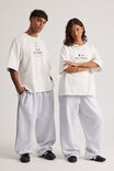 Open Gallery Baggy Track Pant, OG SILVER MARLE/PIPING - alternate image 2
