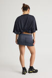 Open Gallery Fleece Mini Skort, WASHED SEAL - alternate image 3