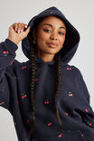 Original Hoodie, NAVY BLAZER/MINI CHERRIES - alternate image 4