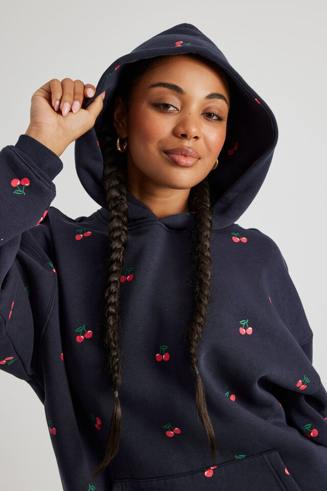 Original Hoodie, NAVY BLAZER/MINI CHERRIES