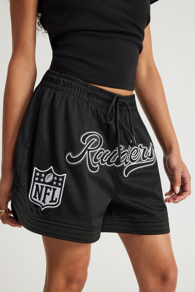 Lcn Nfl Field Short, LCN NFL BLACK/GLITTER RAIDERS