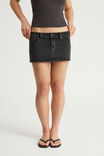 Plastics Micro Skirt, MATRIX BLACK - example image 2