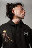 Basquiat Varsity Jacket, LCN BSQ BASQUIAT/BLACK - alternate image 5
