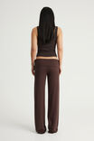 Roll Waistband Pant, UMBER - example image 3