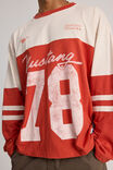Ford Long Sleeve Panelled Tshirt, LCN FOR RED CLAY/MUSTANG STRIPE - alternate image 4