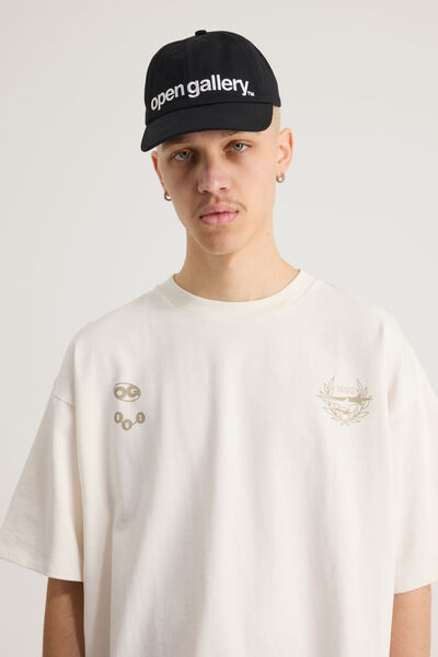 Open Gallery Parralel Dad Cap, OG BLACK WHT LOGO