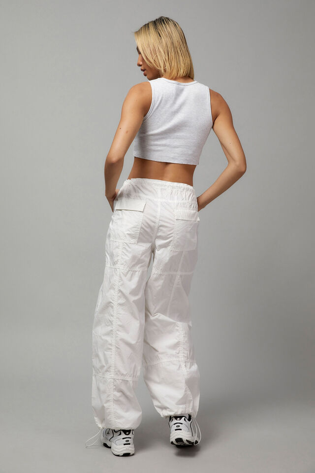 Relaxed Street Pant, WHITE