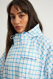 Half Half Hooded Jacket, FRESH WINDOW CHECK - example image 4
