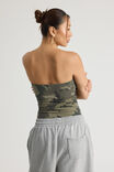 Authentics Longline Bandeau, WASHED BUSH CAMO - alternate image 3