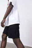 Rip Stop Cargo Short, BLACK - alternate image 4