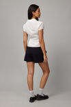 Cotton Pull On Short, BLACK /  NEW YORK - alternate image 3