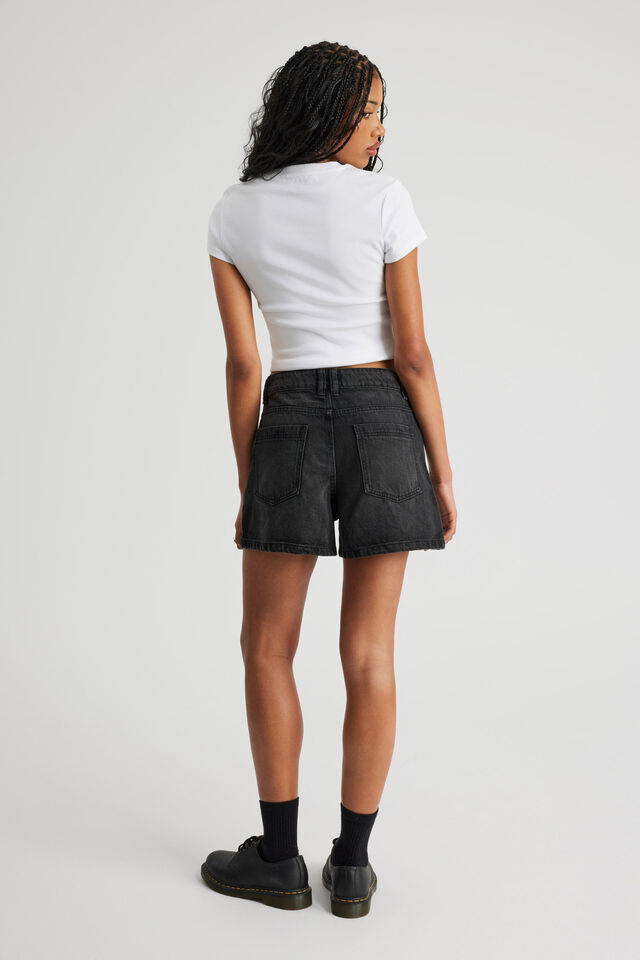 90 S Classic Denim Short, MAGNETIC BLACK