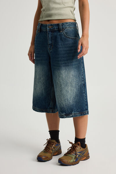 Mega Baggy Jort, DIRTY BLUE_HAVEN