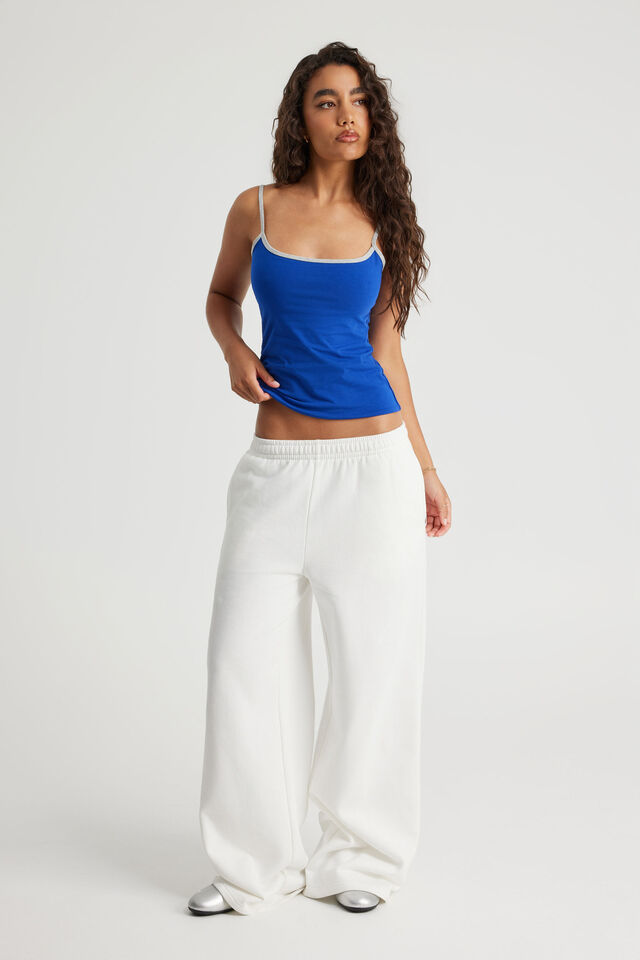 Kiki Cami, LAPIS BLUE/GREY MARLE