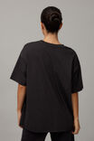 Nfl Baggy Graphic Tee, LCN NFL WASHED BLACK/CHIEFS - alternate image 3