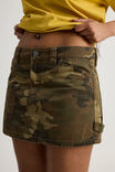 Cargo Mini Skirt, CAMO - alternate image 4