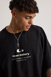 Open Gallery Vintage Heavyweight Cropped Tshirt, OG BLACK/INTERCONTINENTAL AESTHETICS - alternate image 5