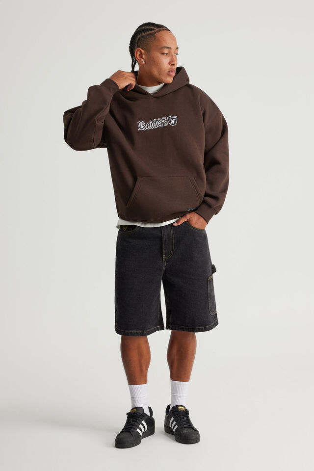 Nfl Hoodie, LCN NFLWALNUT/RAIDERS FRONT