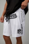 Nfl Basketball Short, LCN NFL WHITE BLACK RAIDERS - alternate image 4