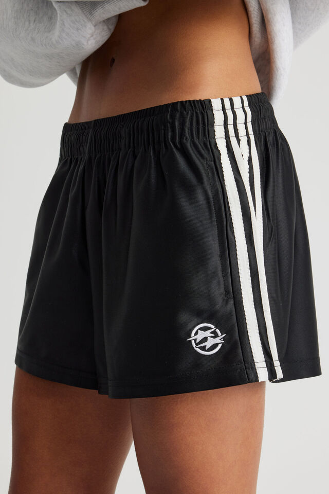 Micro Bball Short, BLACK_WHITE