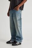 Half Half Baggy Painter Jean, NIAGARA BLUE - alternate image 2