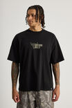 Box Fit Nba T Shirt, LCN NBA BLACK/CHICAGO BULLS GLOBAL - alternate image 1