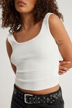 Authentics Scoop Rib Tank, CLOUD - alternate image 2