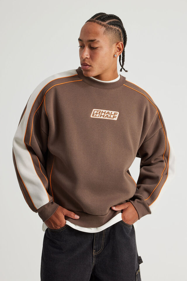 Half Half Panelled Crew, HH MUD/PANEL