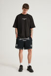 Nfl Basketball Short, LCN NFL BLACK WHITE / COLLEGIATE RAIDERS - example image 2