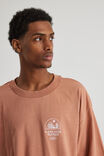 Half Half Heavyweight Box Fit Graphic Tshirt, HH WASHED LIGHT OCHRE/LONE PINE RANCH - alternate image 5
