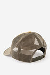 Baby Girl Applique Dad Cap, KHAKI W YELLOW BABY GIRL - alternate image 2